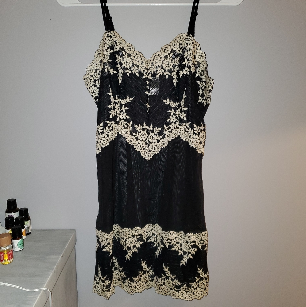Black Lace Slip